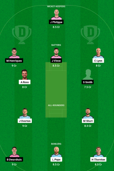 STR vs SIX Dream11 Team Choice 1: Mega Contest Picks