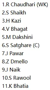 Mumbai Women Predicted XI