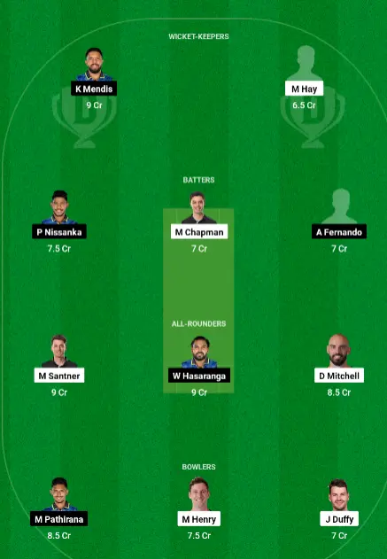 NZ vs SL Today Dream11 Team Fantasy Tips